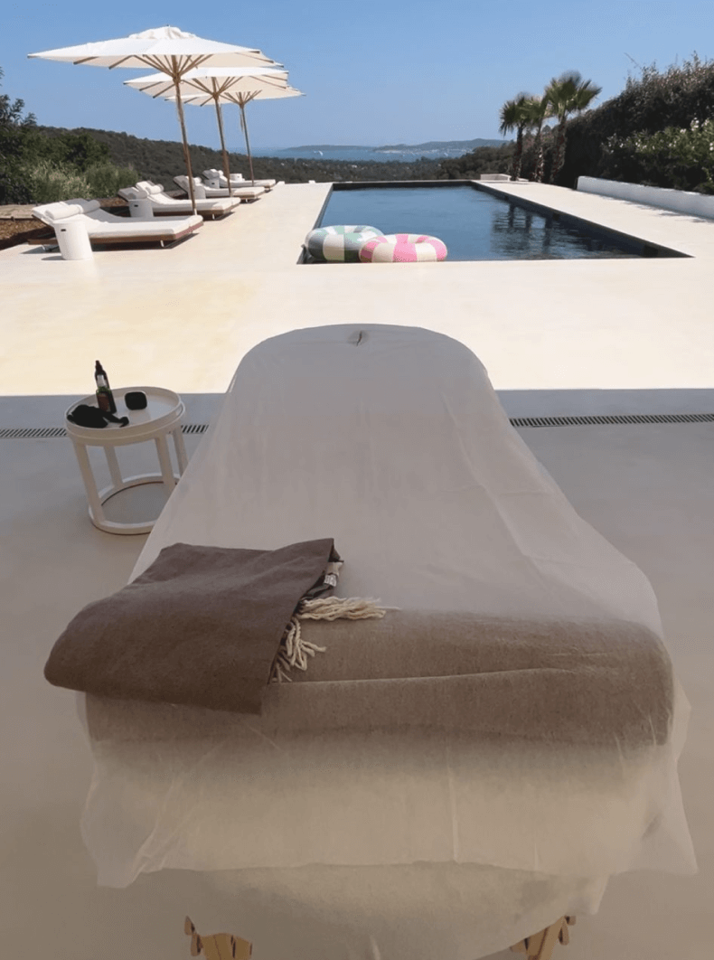 Tarif massage à domicile Villa et Hotel Golfe de Saint-Tropez